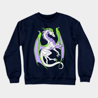 Abstract Dragon Art Crewneck Sweatshirt